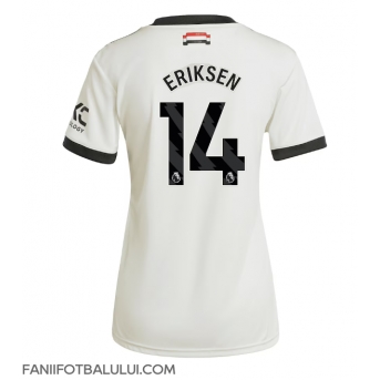 Manchester United Christian Eriksen #14 Tricou Fotbal Replică 2024-25 Femei Treilea
